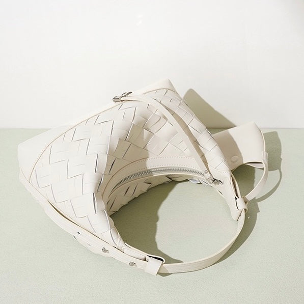 Woven Dumpling Shoulder & Crossbody Bag