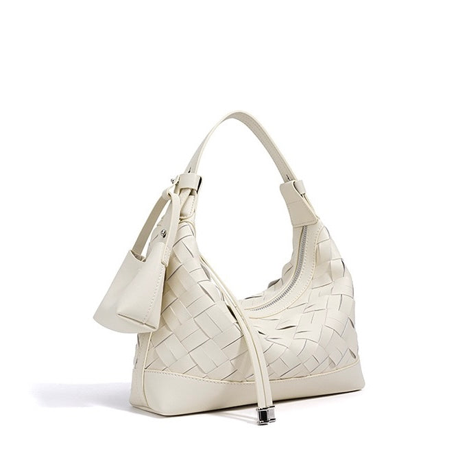 Woven Dumpling Shoulder & Crossbody Bag